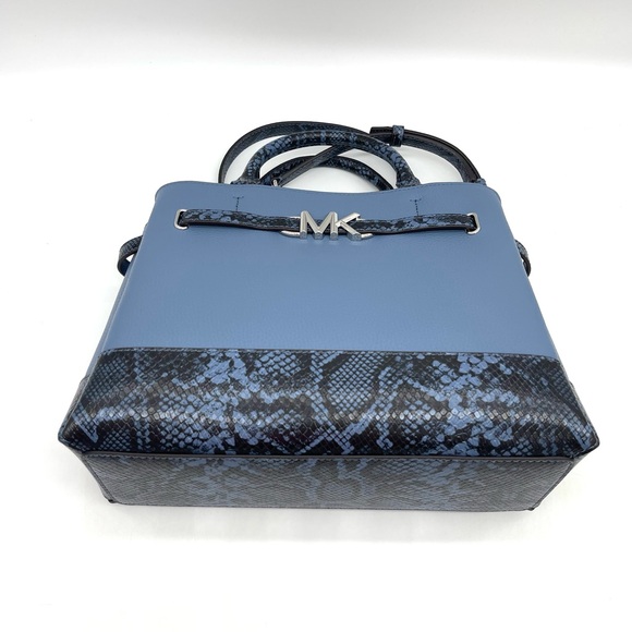 Michael Kors Reed Large Center Zip Belted Satchel Crossbody Bag - Picture 5 of 9